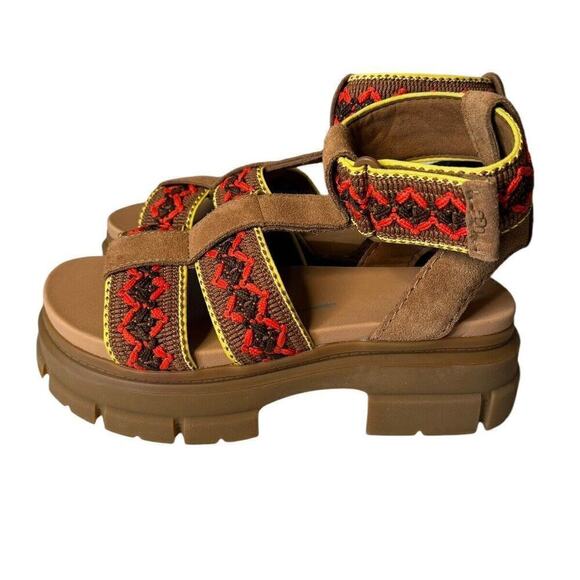 UGG Ashton Heritage Braid Sandal Chestnut Sandals Women’s Sz 9 NEW No Box - Picture 7 of 9